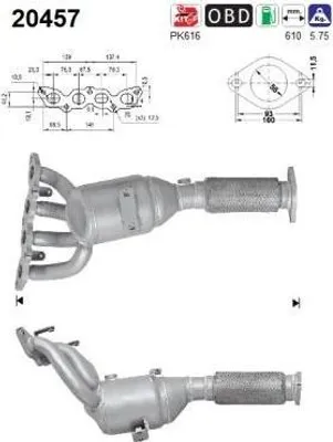 Zdjęcie produktu dla Katalizator Ford Fiesta Euro 5 Euro 6