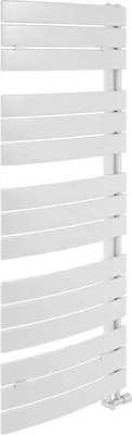 Produktbild von Designheizkörper Salzburg Weiß Gebogen 138 x 55 cm