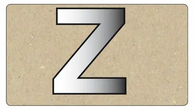 Obrázek produktu pro Spiegelornamente Grobuchstabe Z