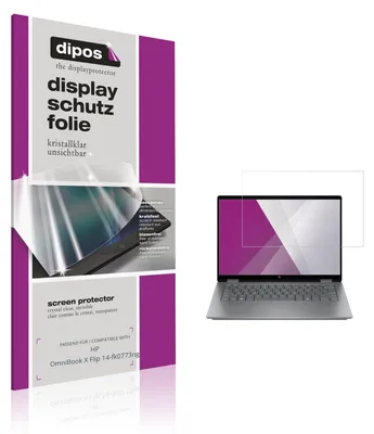Image de 2x Film de protection d'écran pour HP OmniBook X Flip 14-fk0773ng protecteur clair dipos