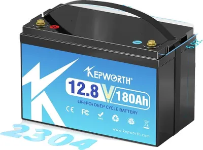 Produktbild von LiFePO4-Batterie, 180 Ah Kapazität, integriertes BMS, 12V 180Ah