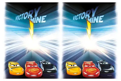 Productafbeelding van Tafelkleed 120 x 180 cm - Cars: De overwinning is van mij
