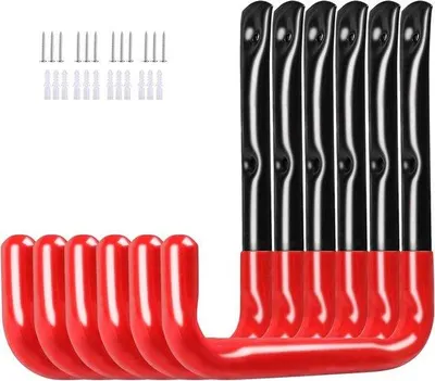 Produktbild von Famanu Wandhaken 20 x 185 cm - Vertikale Garage Wandmontage, bis 60 kg