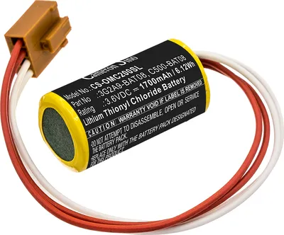 Immagine prodotto di TECHTEK Batteria compatibile con [Omron] C1000H, C1000HF, C120, C120F, C20, C2000H, C20P, C20PF, C28P, C28PF, C40P, C40PF, C500, C500F, C50K, C60K, C