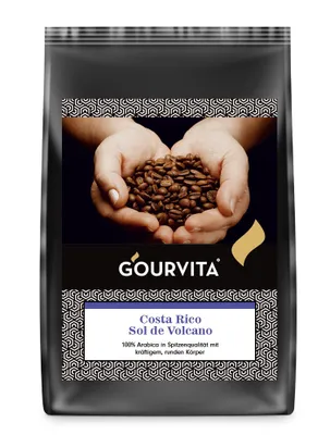 Produktbild von Kaffee COSTA RICA SOL DE VOLCANO von Gourvita, 500g Bohnen
