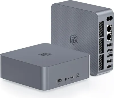 Produktbild von Mini-PC, AMD Ryzen 5 5560U (7 nm, 6C/12T) bis zu 4,0 GHz, Mini-Computer 16 GB DDR4 RAM 500 GB NVME SSD, Micro-PC 4K@60Hz Triple Display, Mini-Gaming