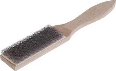 Image de Brosse à limes Lessmann pour le nettoyage des limes, 250 x 40 mm