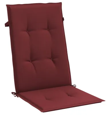 Obrázek produktu pro vidaXL Vysoké opěrné polštáře 6 ks. Melanžová vínově červená tkanina 120x50x4 cm