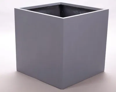Produktbild von Elegant Einrichten | Pflanzkübel | Fiberglas | quadratisch | 40x40x40cm | grau.