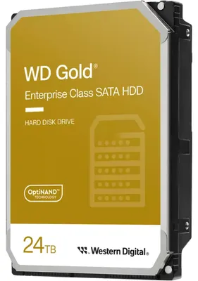 Produktbild von WD Gold Enterprise Class 24 TB, Festplatte, (SATA 6 Gb/s, 3,5", WD
