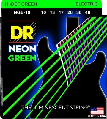Zdjęcie produktu dla DR Strings NGE-10 Neon Struny do gitary elektrycznej