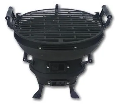 Grill FLORALAND Master Grill Beczka 35,5 cm mit Gusseisenrost