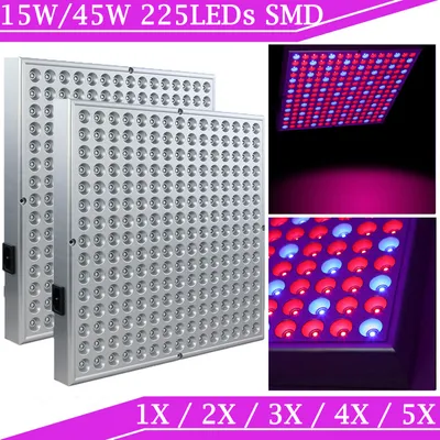 Produktbild von Clanmacy Pflanzenlampe Pflanzenlicht Vollspektrum Zimmerpflanzen Wachstumslampe Grow Lampe 45W