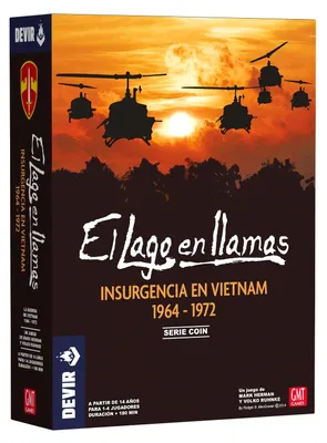 Strategisches Wargame Flammsee für 4 Spieler ab 14 Jahren