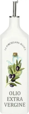 Image de La Porcellana Bianca CONSERVA SQUARE OIL BOTTLE DECO 1 lt GB P01260254D