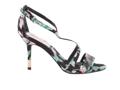 Produktbild von GUESS Damen Pumps Highheels Stilettos Riemchensandalen Schwarz #777