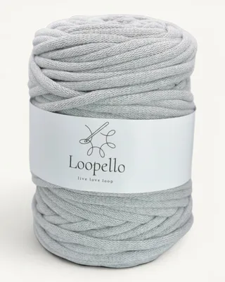 Produktbild von Loopello Baumwollkordel Pro 9 mm 100 m – Grau