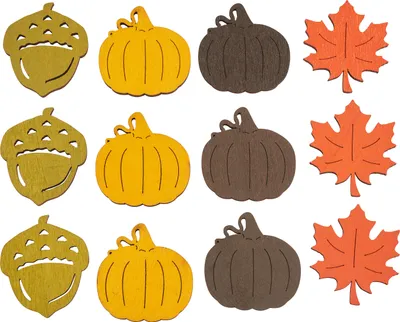 Produktbild von VBS Streuteile Herbst-Mix, 3-3,5 cm 12 Stück ideal für Dekoration Bastelprojekte
