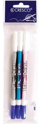 Obrázok produktu pre Odstraňovač atramentu s korektorom Ink Devil, 3 ks – Cresco