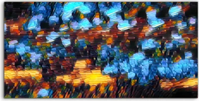 Produktbild von Coloray Canvas 100x50  Wandbild Leinwand Bilder Kunstdruck modernes Nachbildung abstrakt Tinte