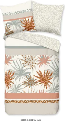 Produktbild von Duvet cover Good Morning 135x200 + 1* 80x80 cm - leaves and animalprint
