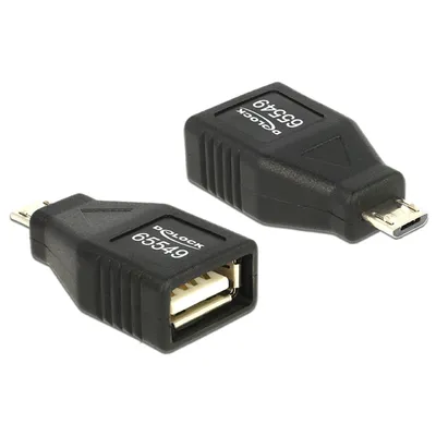 Produktbild von DELOCK USB Adapter A -> micro B Bu/St OTG
