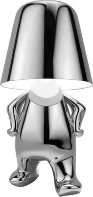 Produktbild von Luxus - Bins Brother Tischlampe - Silber - Mr Why