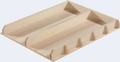 Produktbild von Van Manen Fahrsilo Holz 38x46x5 cm im Maßstab 1:32