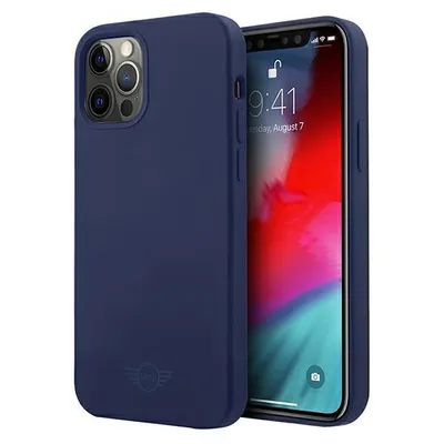 Image de Mini Mihcp12Msltna Iphone 12/12 Pro 6,1Granatowy/Navy Hard Case Silicone Tone On Tone