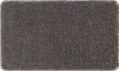 Produktbild von Badteppich SANTA, eben, rutschfest, weich – grau Grau 50x80 cm