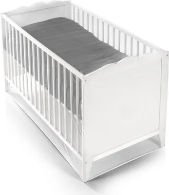 Image de reer BiteSafe Moustiquaire pour lit d'enfant et de voyage, moustiquaire, filet anti-moustiques, blanc, 87040