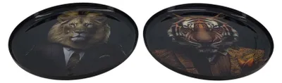 Imagen del producto de Bandeja de metal, color , diámetro 28 cm