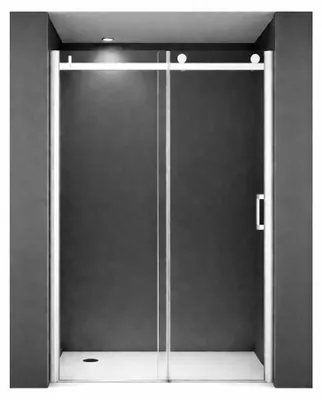 Immagine prodotto di Glaswerk Westfalen - Viktoria 105x195 cm Porta per nicchia/porta scorrevole - Bianca