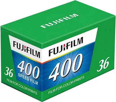A product box for Fujifilm film.