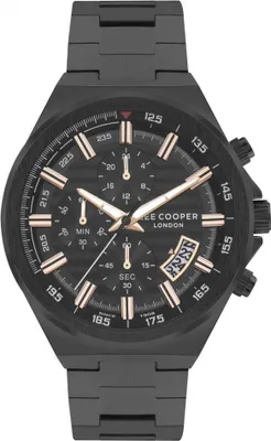 Obrázek produktu pro Pánské hodinky LEE COOPER LC07717.650 v černé barvě - ideální dárek.