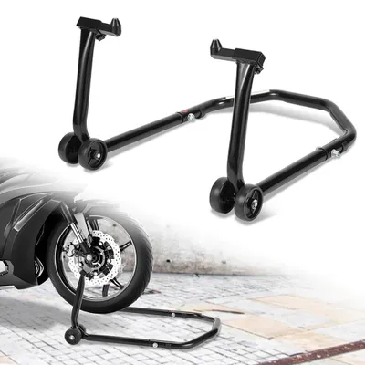 Produktbild von Faziango Motorradständer Montageständer Motorrad Vorderrad  Motorrad Ständer Motorradwippe Radwippe Transportständer Enduro Eisen