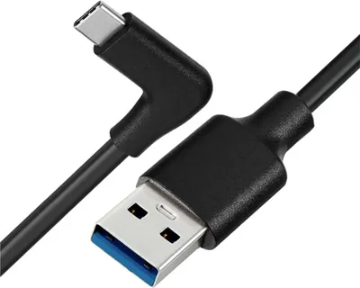 Produktbild von USB-C 3.2 Kabel 0,5 m kurzes VR Link Datenkabel Ladekabel kurz Winkelkabel Auto