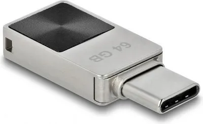Produktbild von DELOCK Mini USB 5Gbps USB-C Speicherstick 64GB Metallgehäuse