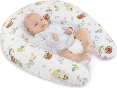 Obrázok produktu pre Obal na dojčiaci vankúš so zipsom – obvod 180 cm – zelený, červený, biely