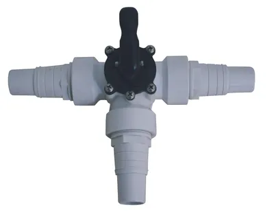 Produktbild von Absperrhahn 3-Wege 3x Ø 38 mm Anschluß