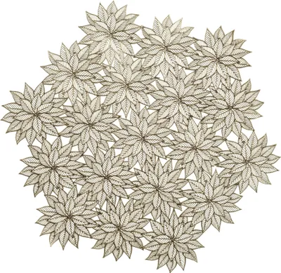 1 Platzset aus Kunststoff im floralen Design