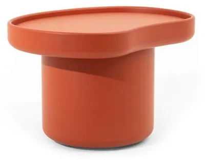 Obrázek produktu pro Oranžový konferenční stolek Designový konferenční stolek do obývacího pokoje nábytek