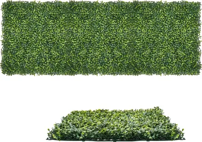 Produktbild von Kunststoffrasen-Wandpaneel, langlebiges PE-Material, vielseitige Außendekoration, 40x120Zoll