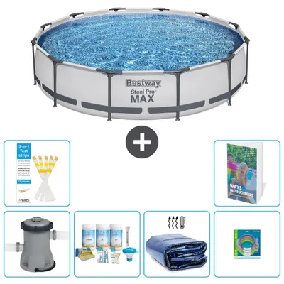 Zdjęcie produktu dla Bestway Steel Pro MAX Okrągły – 366 x 76 cm – 7 elementów S282