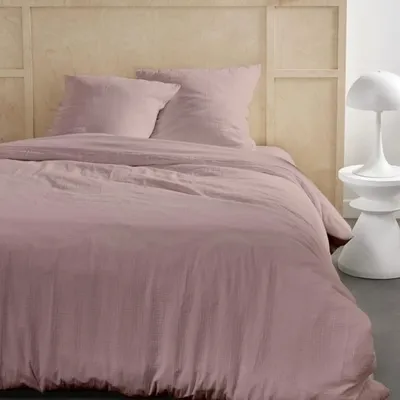 Produktbild von Bettwäsche-Set, 260x240cm, 2 Personen, Baumwollgaze, Rose des Sables