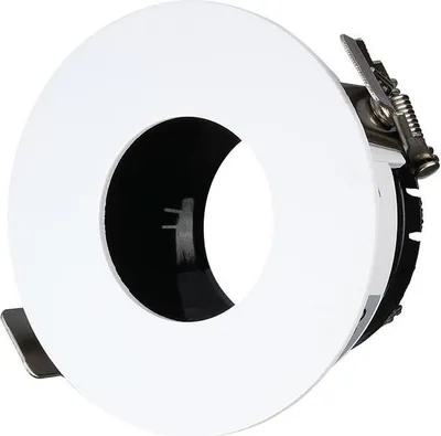 Image de Support Spot Aluminium GU10 LED Rond Blanc Orientable ø83 mm