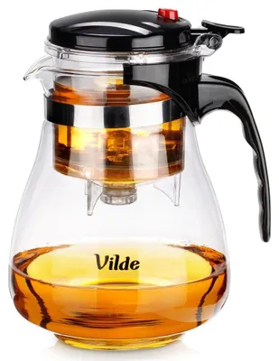 Produktbild von Teekanne aus Glas mit Teesieb, 1,65 l, Borosilikatglas