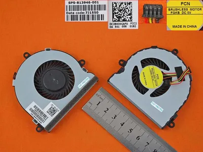 Obrázok produktu pre Náhradný chladič ventilátora kompatibilný s HP 15-ay118ng 813946-001