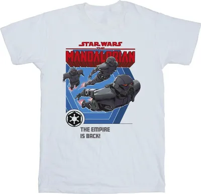 Produktbild von Star Wars - "The Mandalorian Empire Is Back" T-Shirt für Herren BI47281 (M) (Weiß)