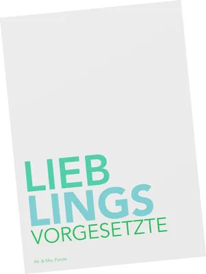 Produktbild von Mr. & Mrs. Panda Postkarte Vorgesetzte - Weiß - Geschenk, Chefin, Führungskraft, Ansichtskarten, Fotokarte, Leiterin, Kollegin, Ansichtskarte, Geschenkidee, Postkarten